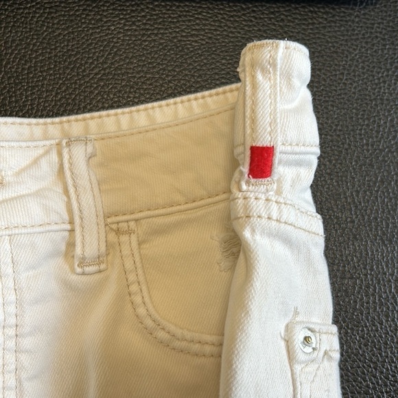 ANTHROPOLOGIE Pilcro and the Letterpress White Distressed Button Fly Short Sz 30 - Picture 8 of 16